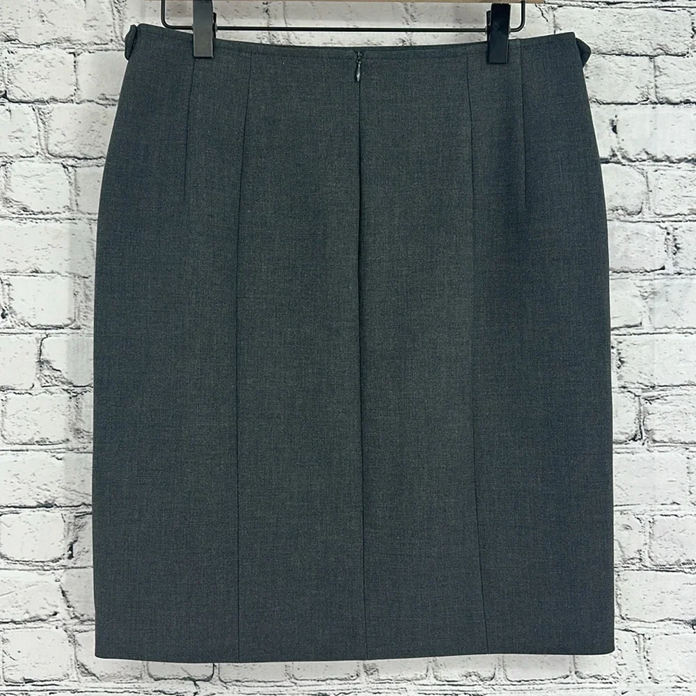 GERARD DAREL Pencil Skirt 40 Charcoal Gray NWOT